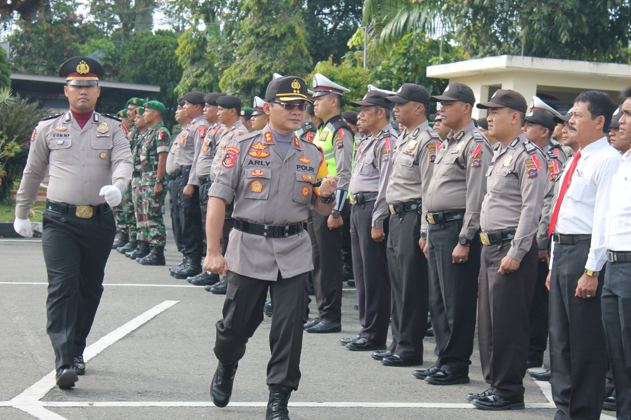 Amankan Pileg dan Pilpres Polres Bukittinggi Kerahkan 500 Personil 1