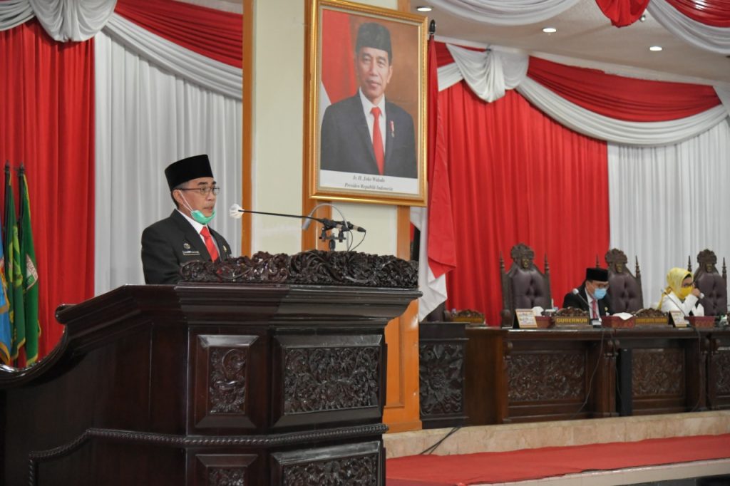 DPRD Sumsel Sampaikan Hasil Reses Dalam Rapat Paripurna WhatsApp Image 2020 11 02 at 15.33.33