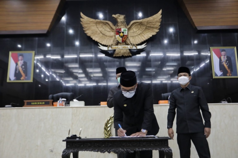 APBD P 2021 Jabar Ditetapkan Rp3942 T