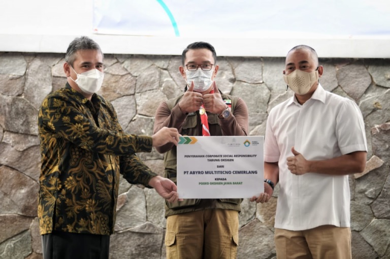 Jabar Terima Bantuan 700 Tabung Oksigen Bantuan langsung disalurkan ke kabupaten kota