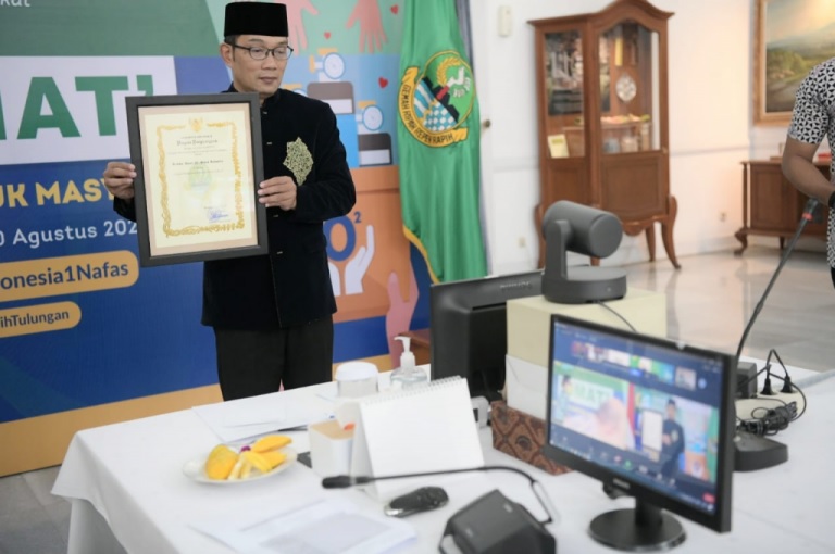 Omat Cara Simpel Dapatkan Oksigen Gratis Pemda Prov Jabar Apresiasi Donatur