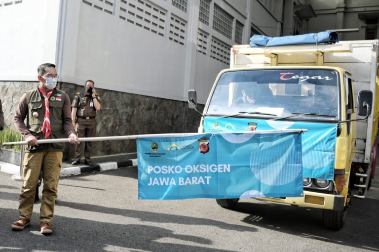 Pemda Provinsi Jabar Komitmen Penuhi Kebutuhan Oksigen Pasien COVID 19 yang Isoman