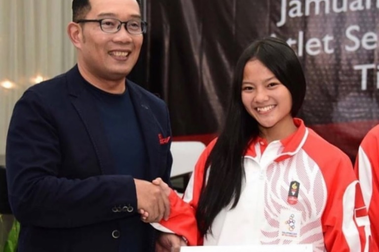 Raih Perunggu Olimpiade Windy Dapat Kadeudeuh dari Pemda Prov Jabar Ridwan Kamil Semangati Atlet Jabar di Olimpiade