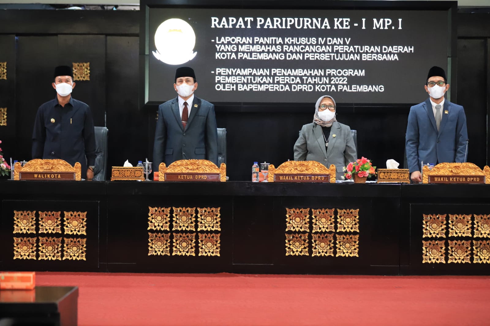 DPRD Palembang Bahas Laporan Pansus IV dan V Serta Pembentukan Raperda Tahun 2022 WhatsApp Image 2022 01 25 at 19.14.44