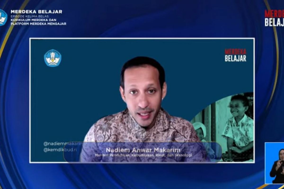 mendikbudristek nadiem makarim mengeklaim kurikulum merdeka j8av