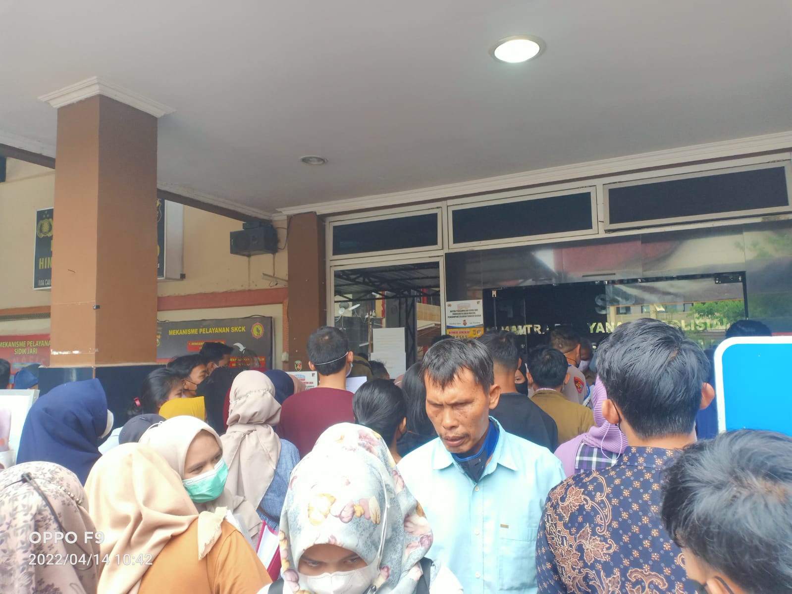 Permohonan SKCK Di Polrestabes Palembang Mendadak Membludak