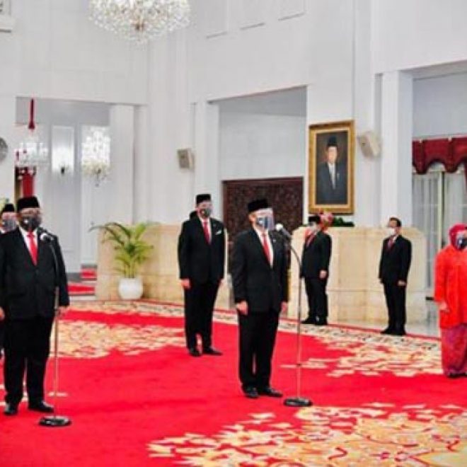 pelantikan menteri