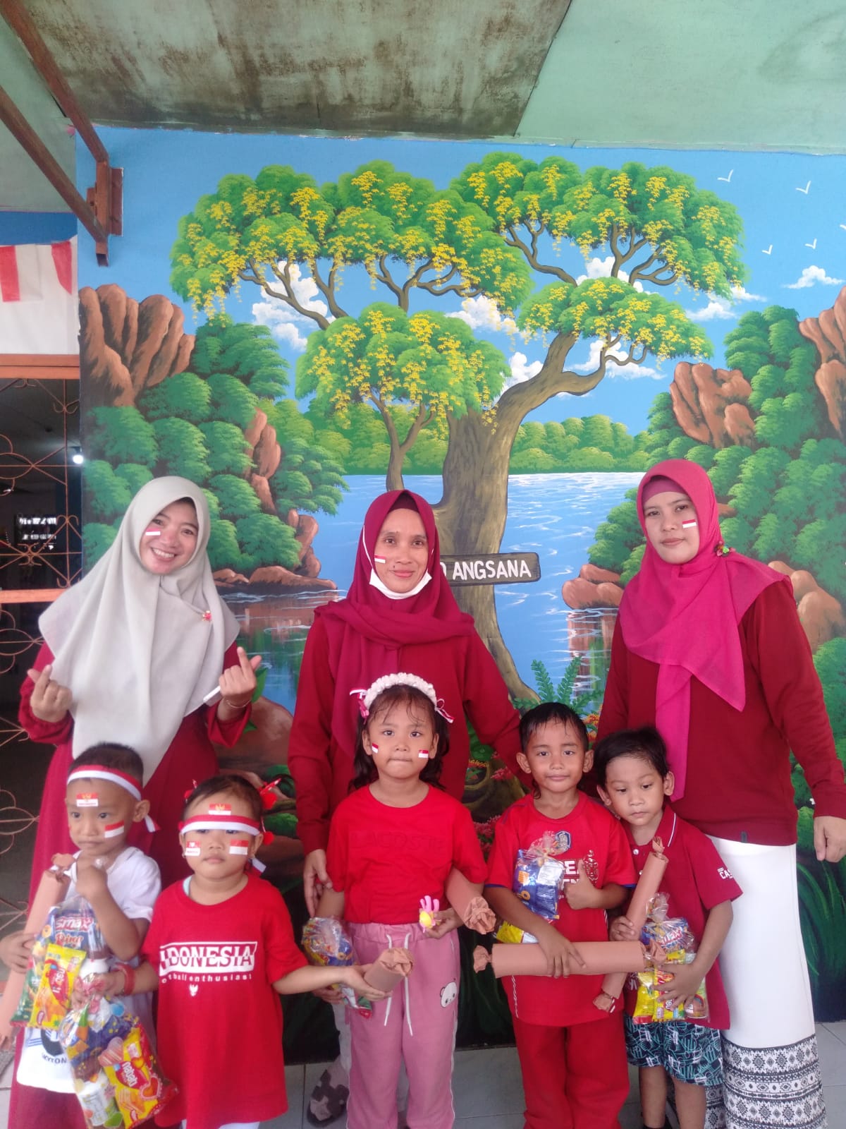 Meriah, Perayaan Hut Kemerdekaan RI di TK/PAUD Angsana Sukarami IMG 20220816 WA0017