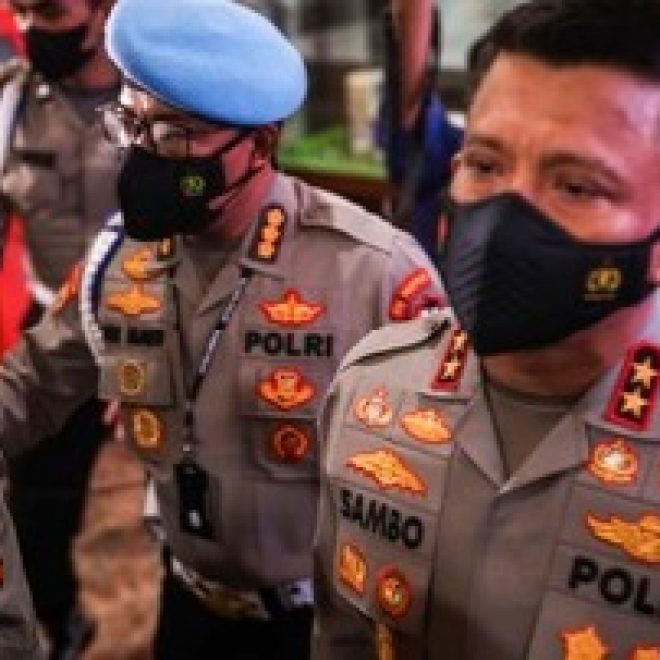 irjen ferdy sambo tiba di bareskrim polri