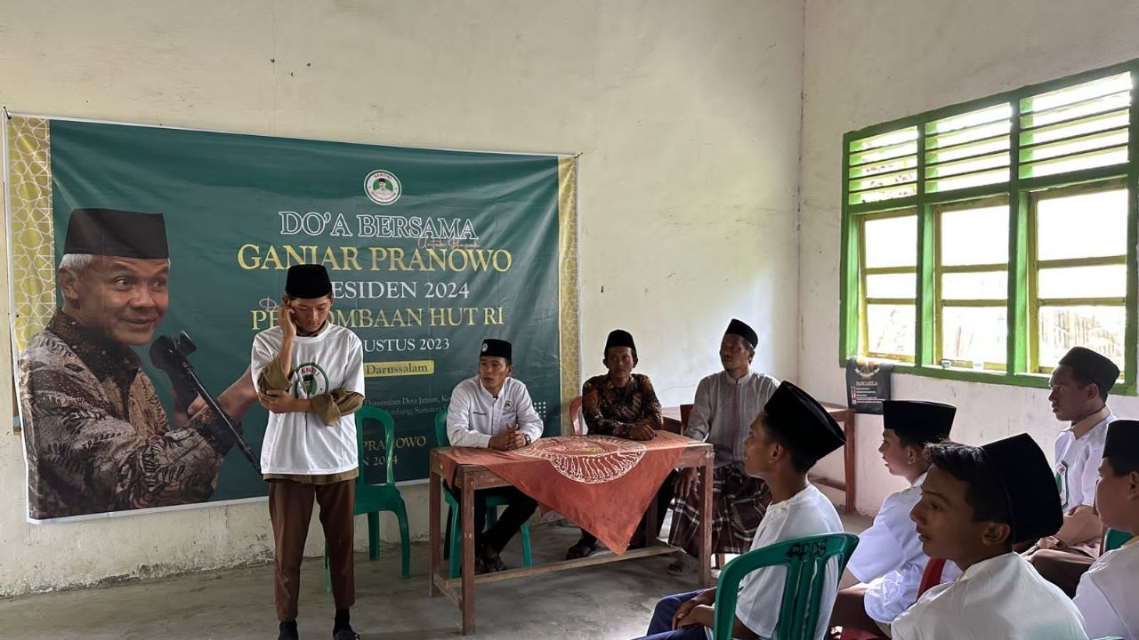 Santri Ganjar Gelar Doa Bersama Hingga Lomba Di Ponpes Darussalam