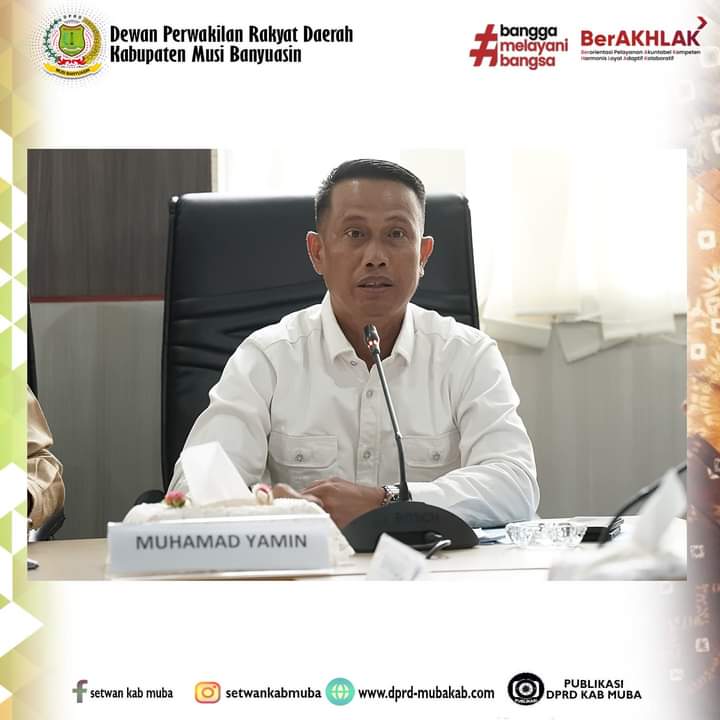 Bapemperda DPRD Bahas Propemperda Kabupaten Musi Banyuasin Tahun 2024