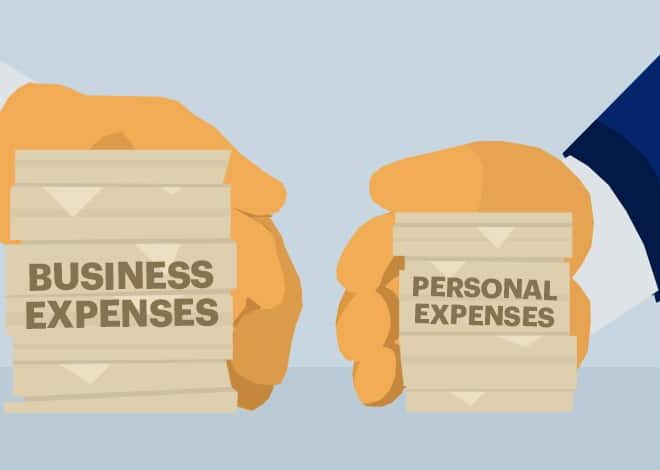 Separate business and personal finances