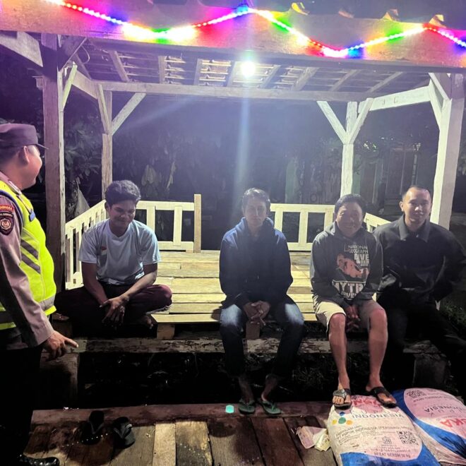 Giat sambang Poskamling Polsek BMT.