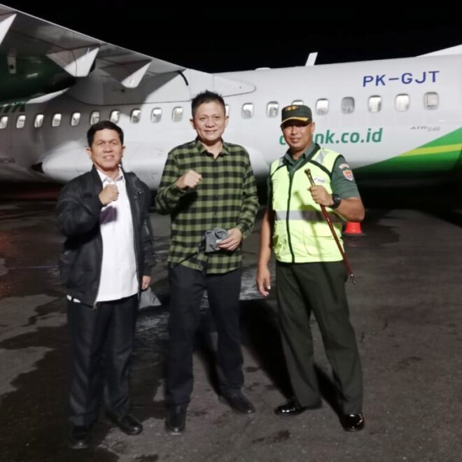 Bupati OKU Timur hadiri peresmian rute penerbangan Jakarta Halim Perdana Kusuma (HELP) - Way Kanan (WTX).