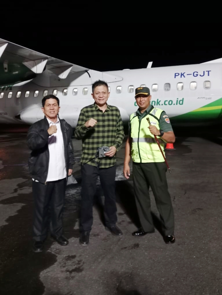 Bupati OKU Timur hadiri peresmian rute penerbangan Jakarta Halim Perdana Kusuma (HELP) - Way Kanan (WTX).