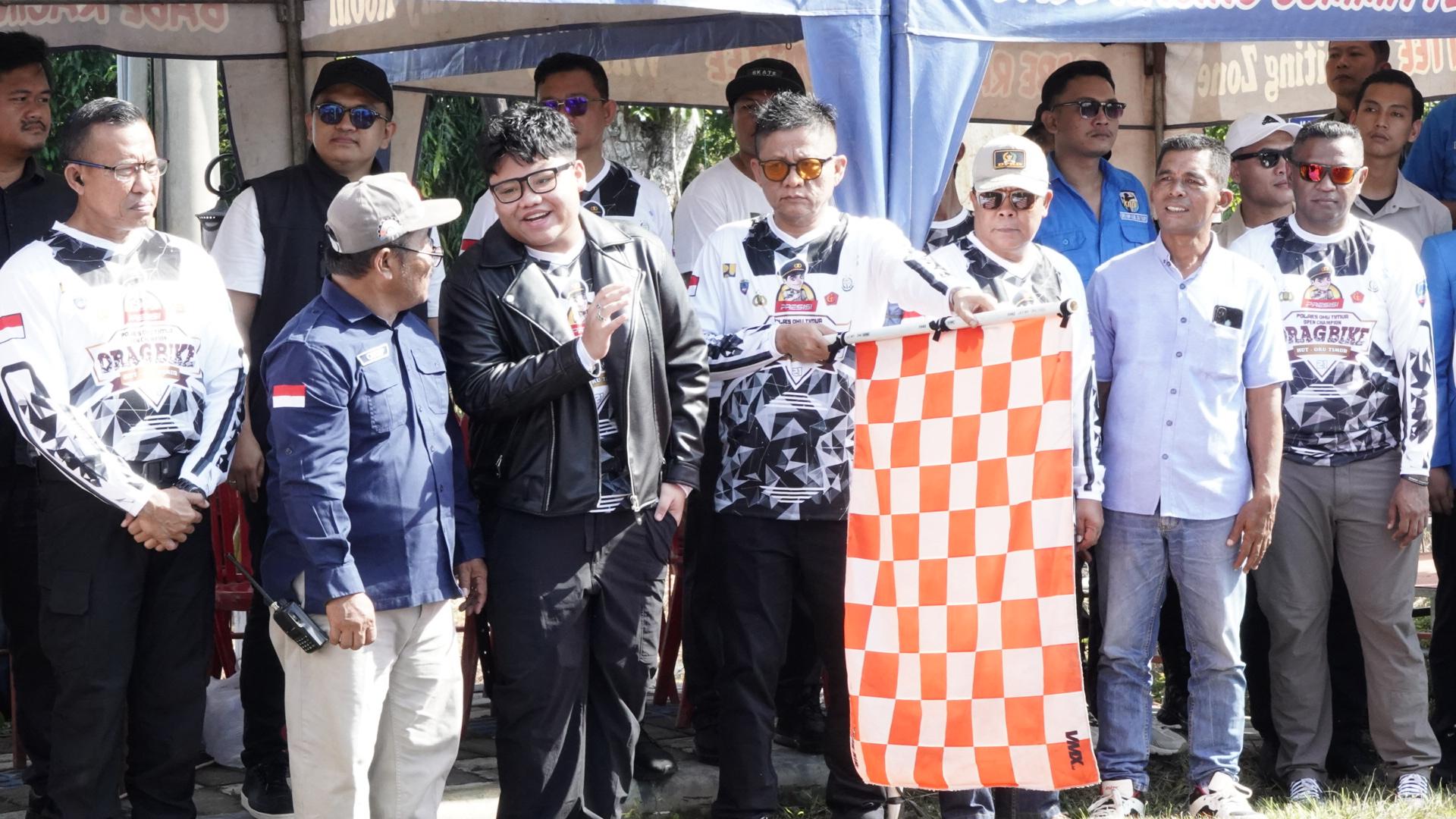 Pembukaan ajang Drag Bike menyambut HUT OKU Timur.