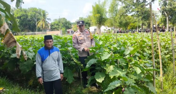 Giat pembinaan dan pendampingan petani di Wilkum Polsek BMT.