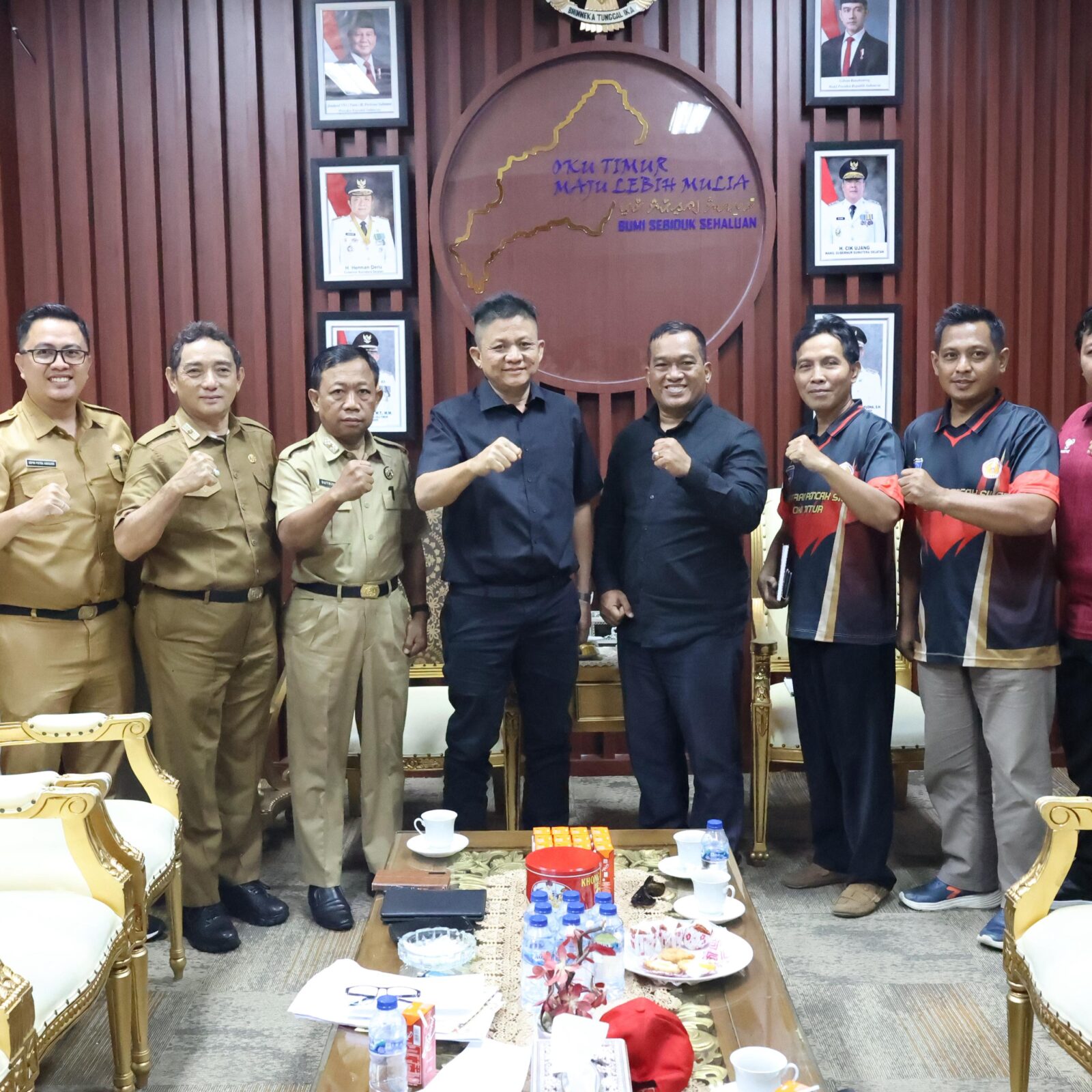 Audiensi IPSI OKU Timur dengan Bupati OKU Timur.