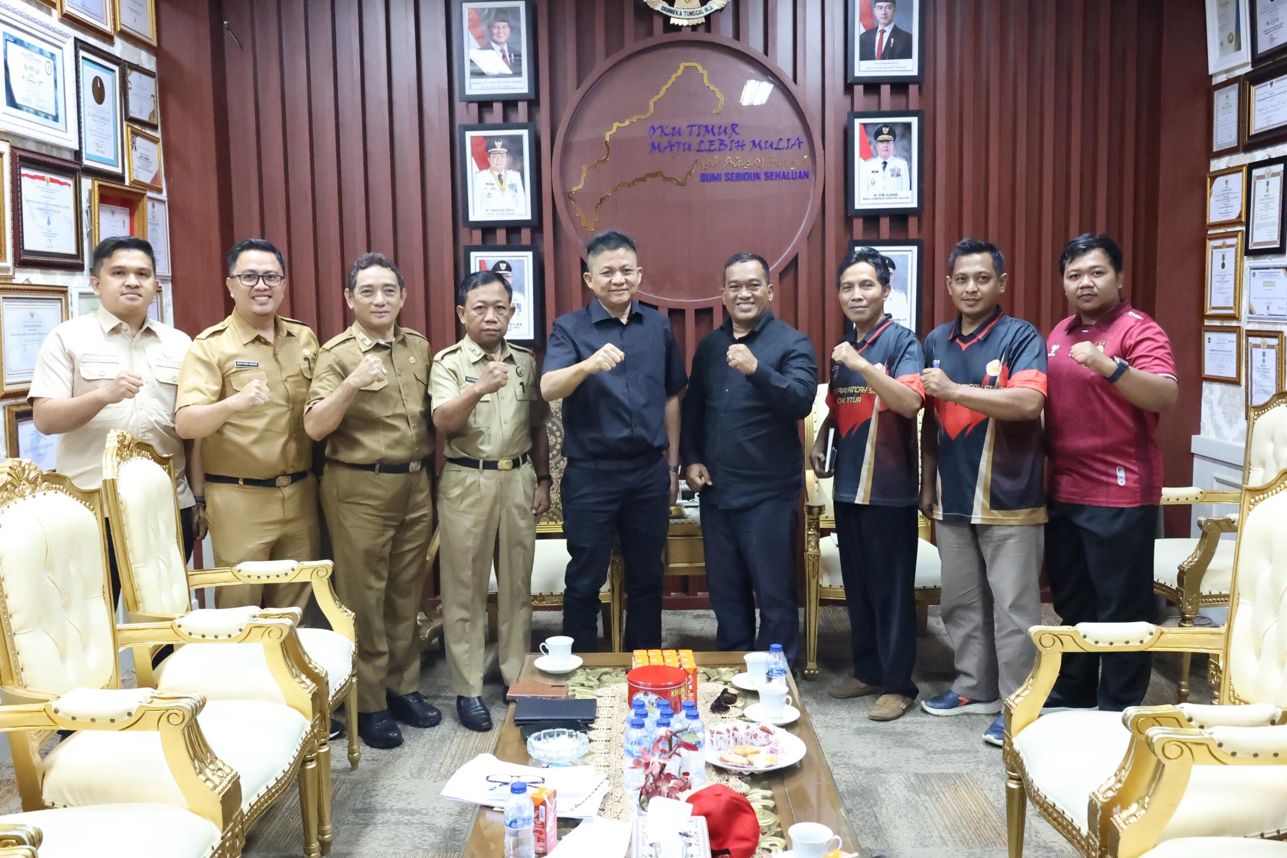 Audiensi IPSI OKU Timur dengan Bupati OKU Timur.