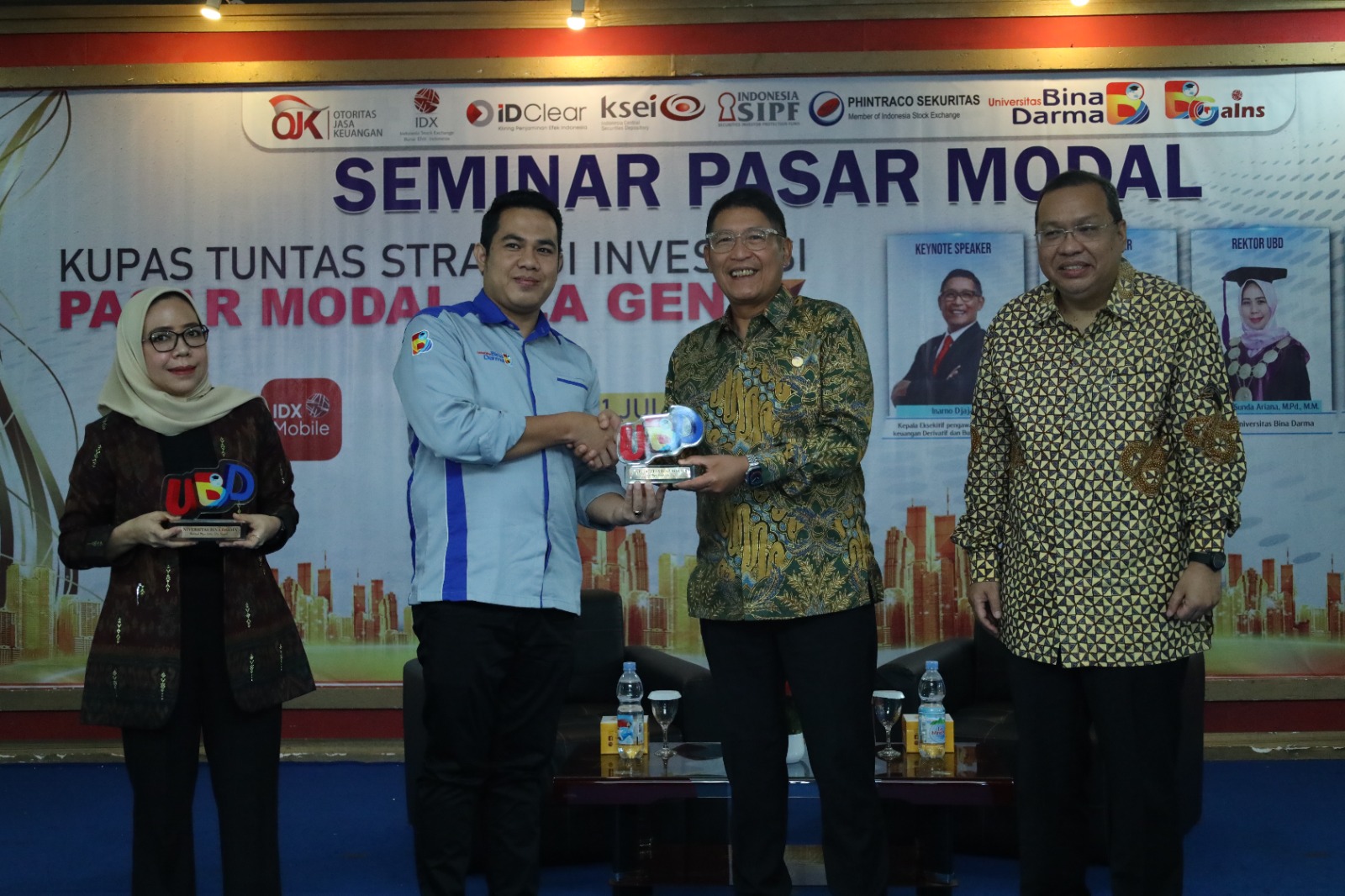 Gen Z Sumsel Siap Jadi Investor Masa Depan, BEI Bersama OJK Laksanakan Kuliah Umum Pasar Modal di Universitas Bina Darma