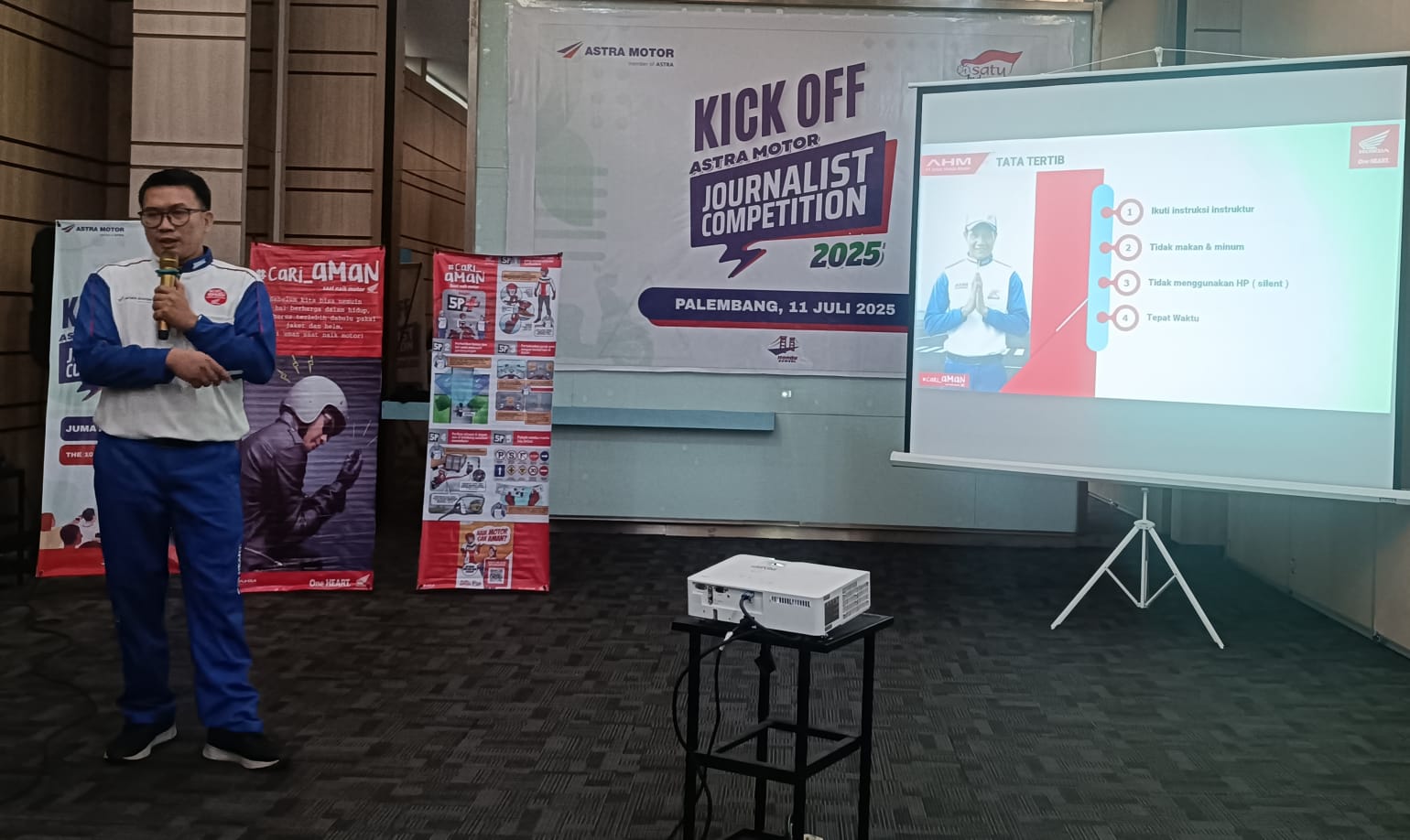 Tim Safety Riding Astra Motor Sumsel Sampaikan Enam Penyebab Kecelakaan Berkendara