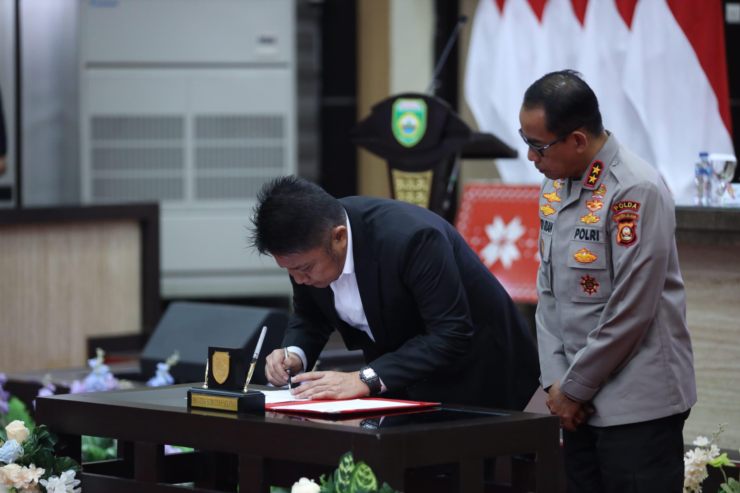 Pemprov Sumsel Hibahkan Gedung Eks Samsat untuk Dukung Layanan Lalu Lintas Ditlantas Polda