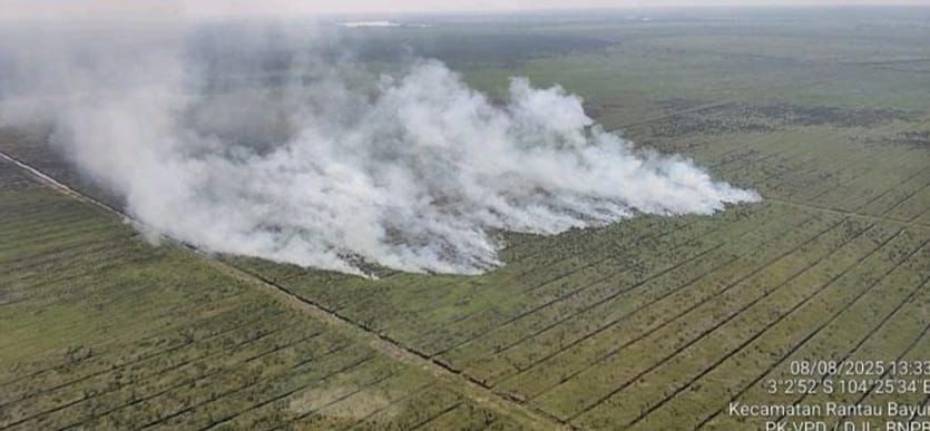 BPBD Sumsel Catat Ada 42 Hotspot Selama Agustus 2025