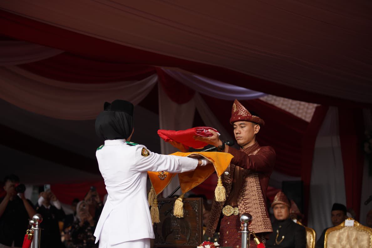 Upacara HUT ke-80 RI Kabupaten OKI, Sakral, Meriah dan Gugah Nasionalisme