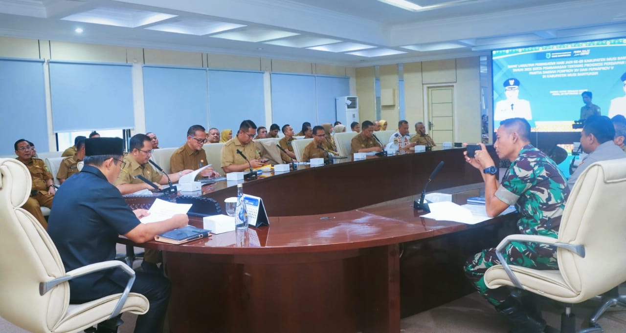 Pemkab Muba Adakan Rapat Lanjutan Bahas Persiapan Hari Jadi Muba ke-69, Porprov XV dan Peparprov V
