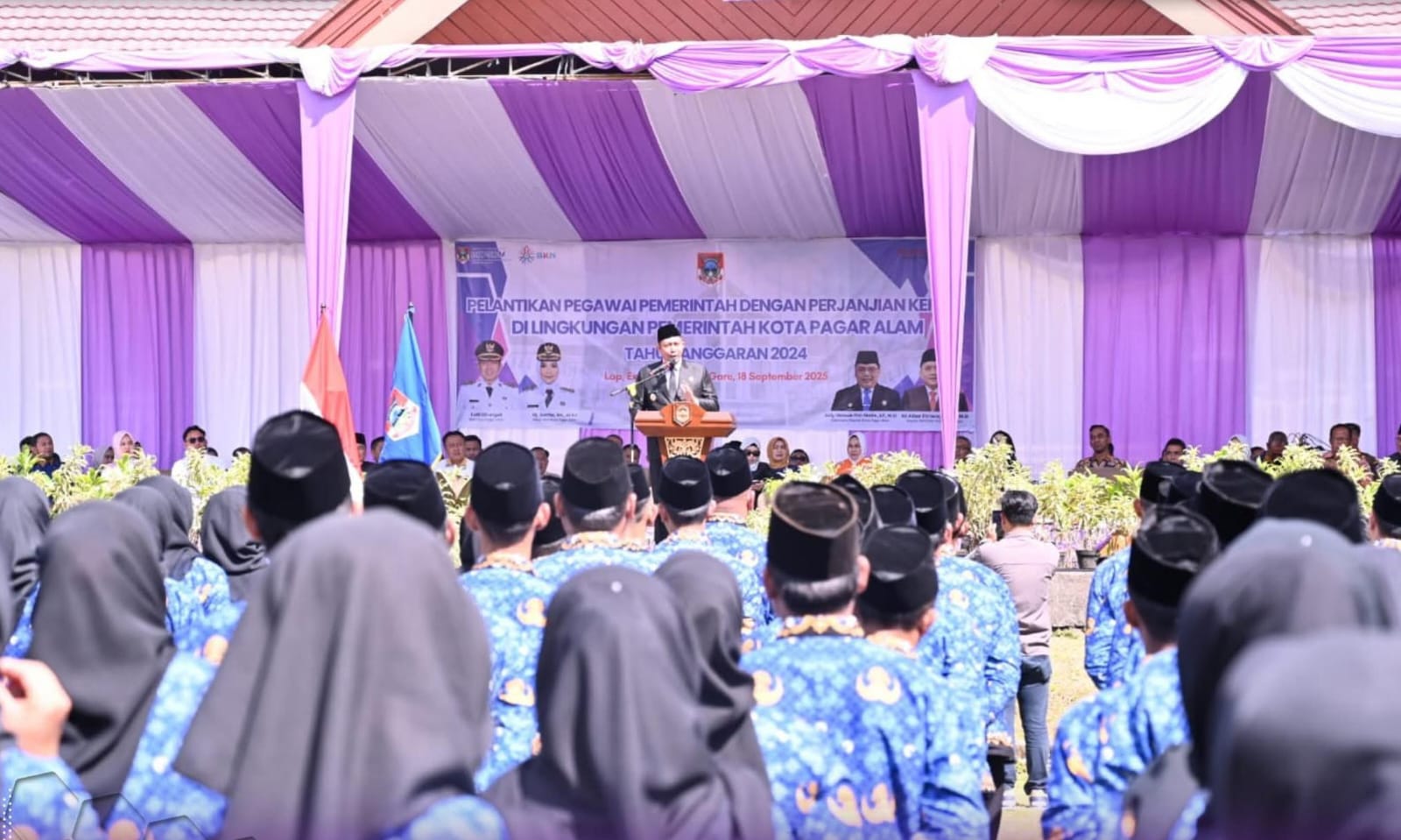 Walikota Pagar Alam Janji Perjuangkan Nasib 1737 PPPK Paruh Waktu