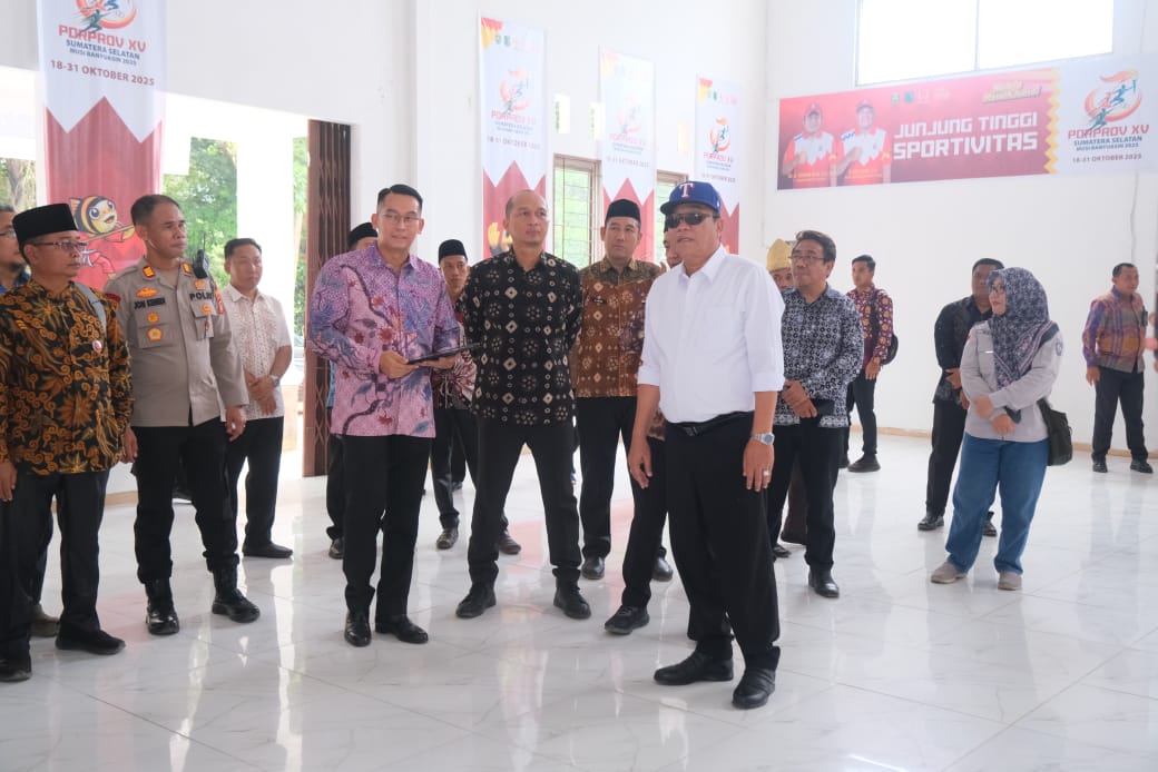 Toha Tinjau Venue Porprov di Sungai Lilin, Persiapan Rampung 100 Persen 
