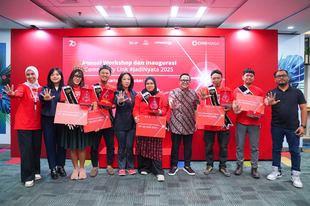 Tiga Ide Sosial Terbaik Terpilih di Ajang Community Link #JadiNyata 2025 CIMB Niaga