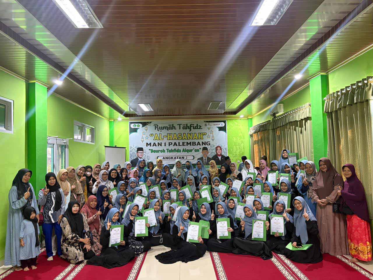 Penutupan Rumah Tahfidz, 40 Santriwati Setor Hafalan Ayat Al-Qur’an