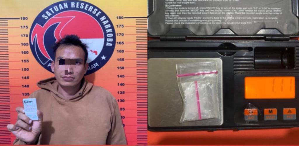 Gerak Gerik Mencurigakan, Petani Ini Ternyata Kantongi 1 Gram Sabu