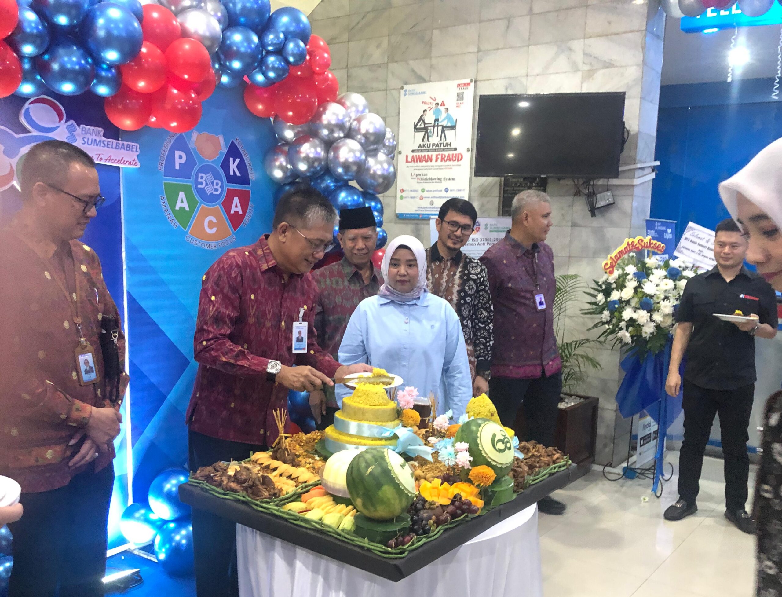 HUT ke-68 Bank Sumsel Babel Dorong Penguatan Kinerja Cabang Palembang