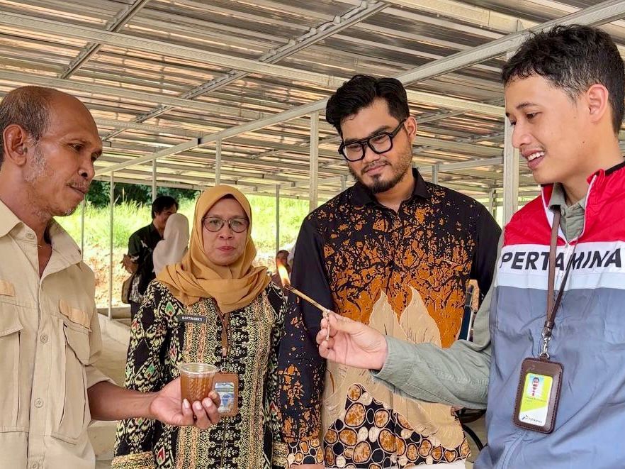 Pertamina Patra Niaga Regional Sumbagsel Dukung Mitra Binaan Sahabat Farm Kelola Sampah Organik dan Anorganik Berkelanjutan