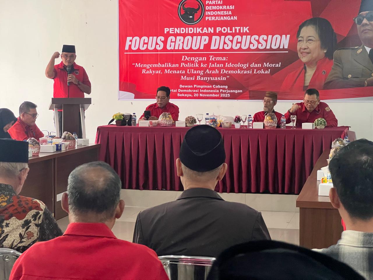 Melalui FGD, DPC PDIP Muba Rumuskan Arah Perjuangan Baru 5 Tahun ke Depan