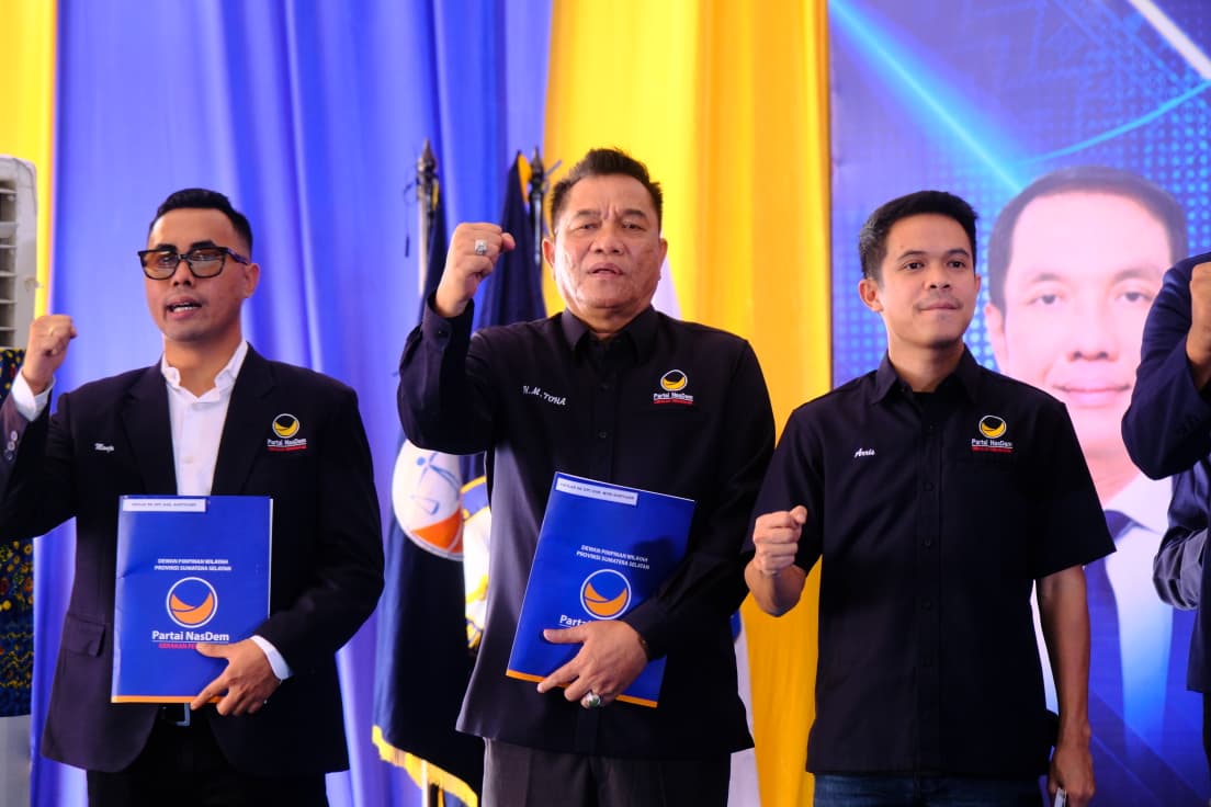 Penguatan Struktur Partai, NasDem Sumsel Lantik Serentak 14 DPD di Palembang