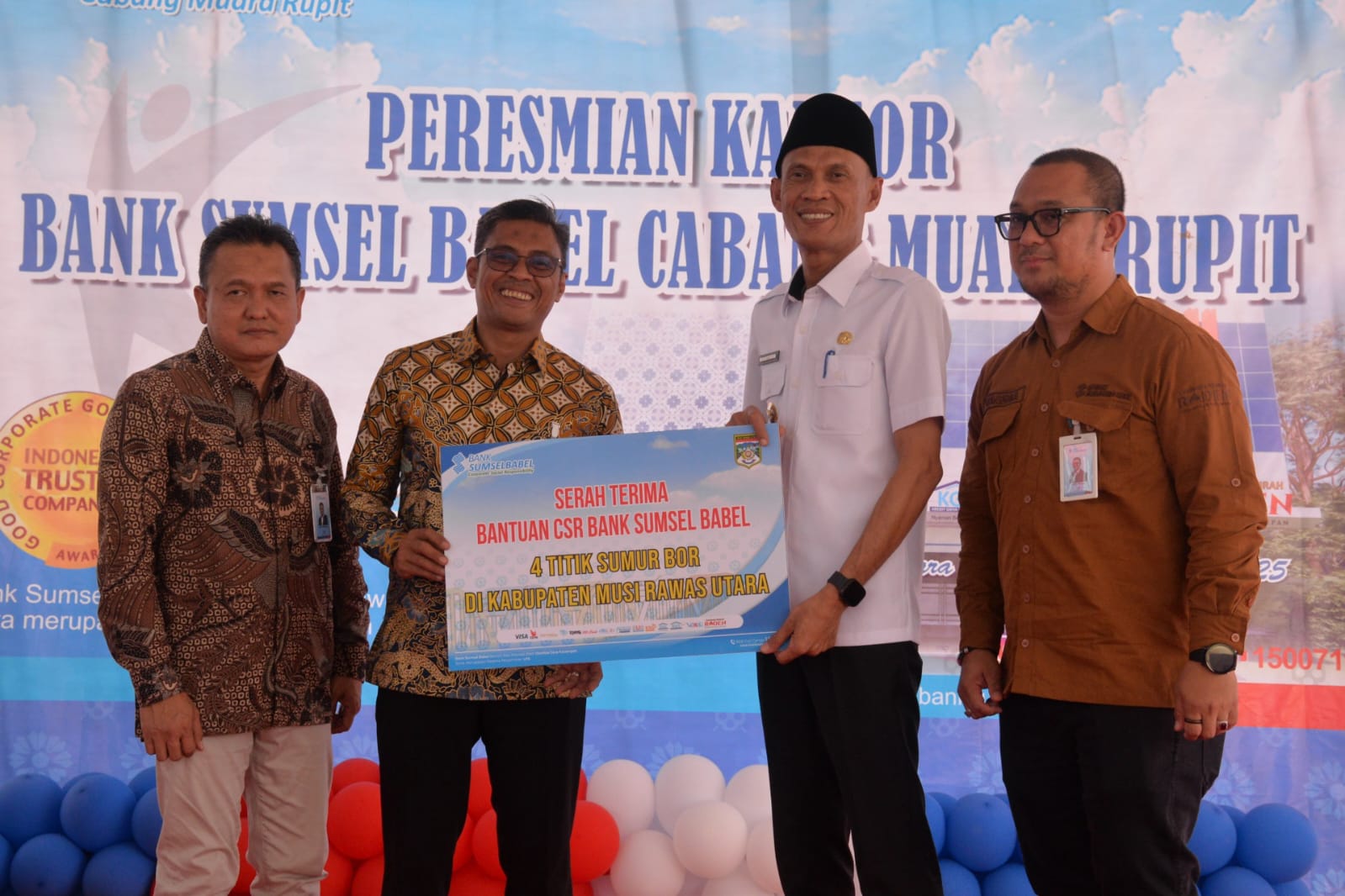 BSB Resmikan Relokasi Kantor Cabang Muara Rupit Perkuat Aksesibilitas dan Dukung Pertumbuhan Ekonomi Muratara