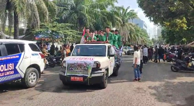 Arak-Arakan Piala Emas, Askot PSSI Palembang Rayakan Akhir Penantian 23 Tahun