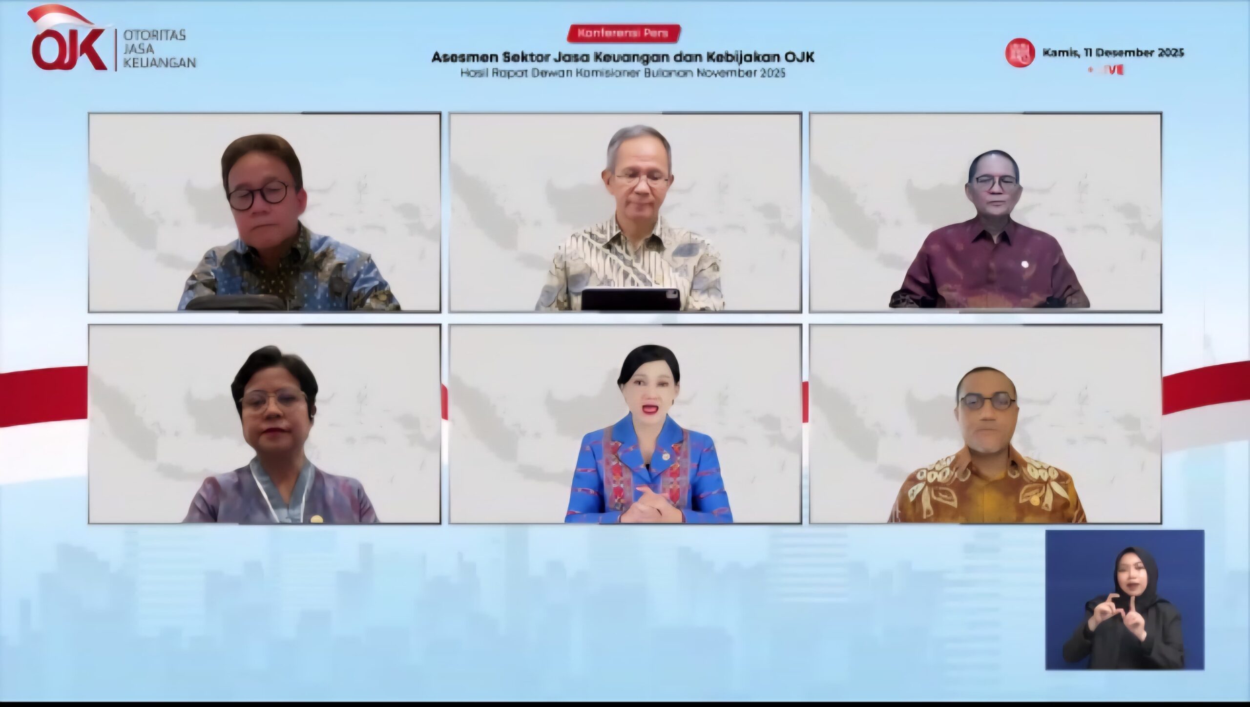 OJK Berikan Relaksasi Kredit bagi Korban Bencana di Aceh, Sumut, dan Sumbar