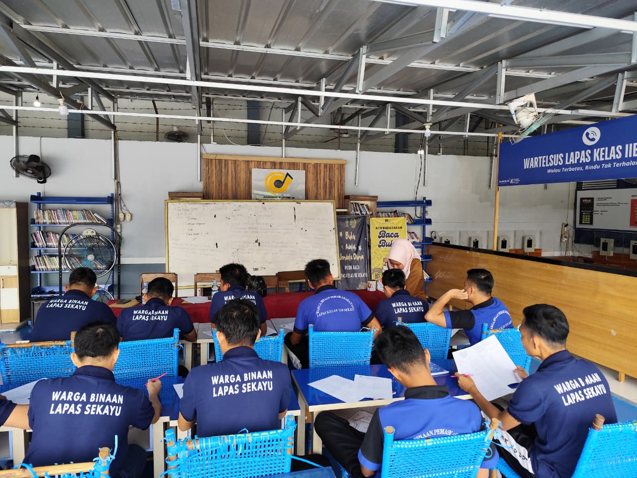 Lapas Sekayu Dorong Peningkatan Pendidikan, 30 Warga Binaan Ikuti Ujian Semester Sekolah Paket