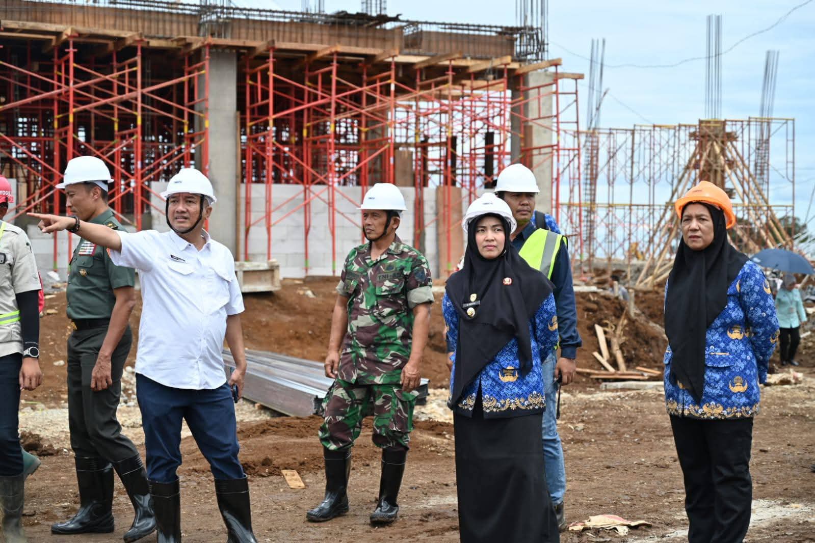 Komulatif Progres Pembangunan Sekolah Taruna Nusantara di Pagar Alam Capai 27 Persen