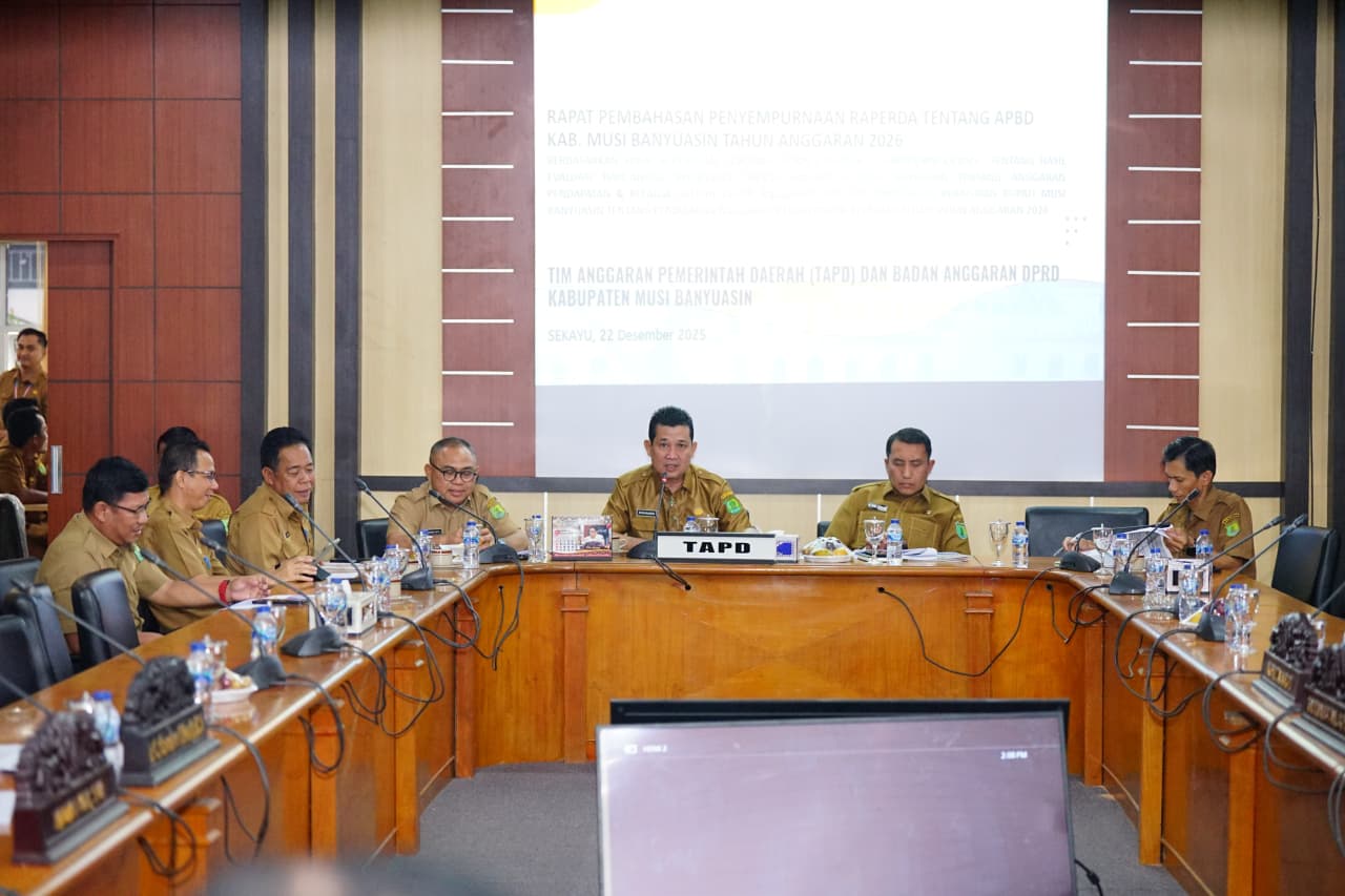 APBD Muba 2026 Masuki Tahap Penyempurnaan, Pemkab dan DPRD Matangkan Raperda Pasca Evaluasi Gubernur Sumsel
