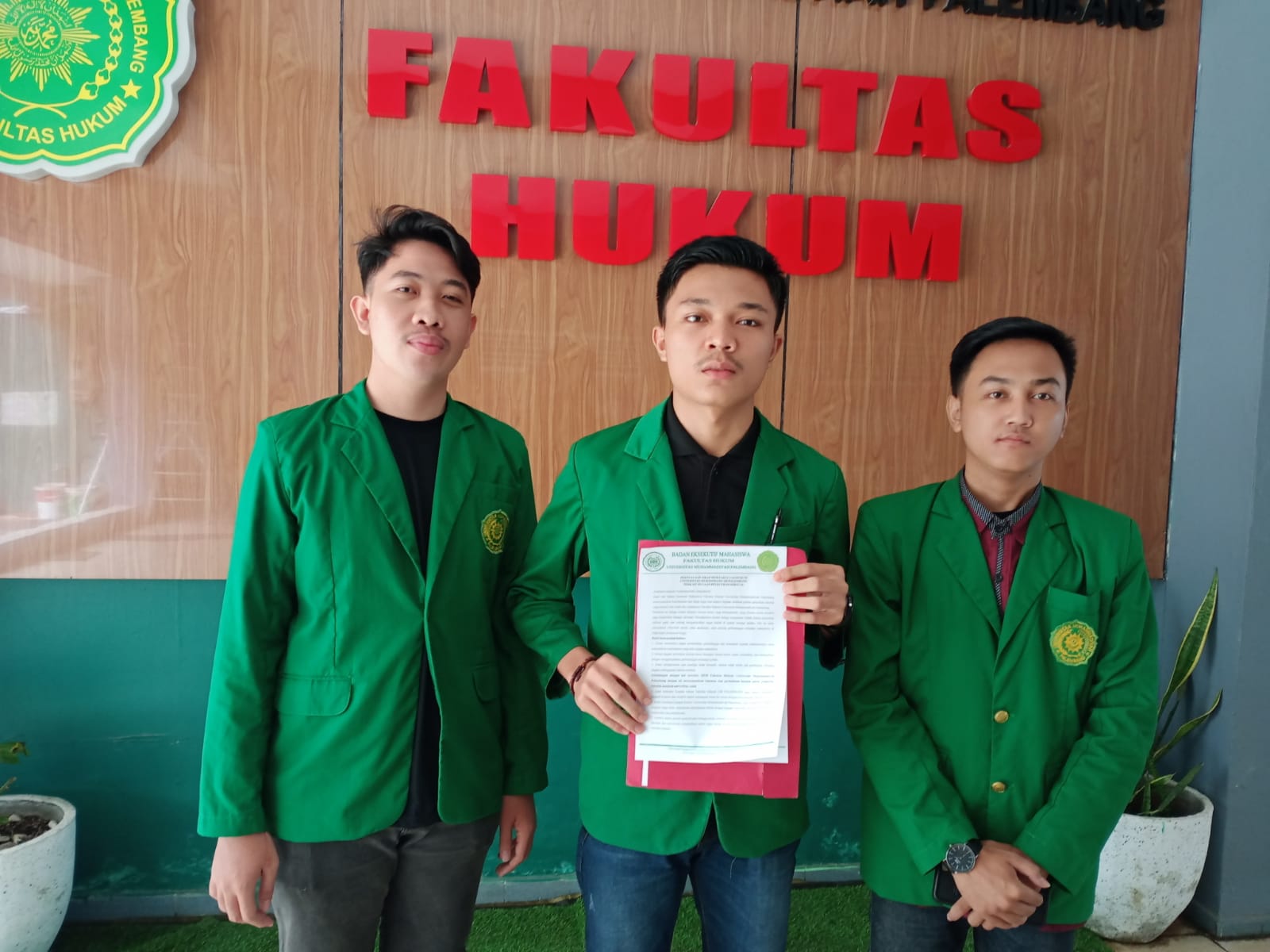 Ketua BEM FH UMP, Egi Mahandra. (Photo: Kiki Nardance)