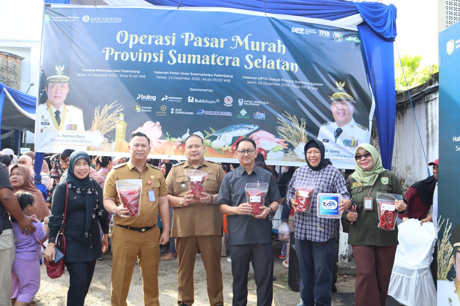 Inflasi Sumatera Selatan Tetap Terkendali pada Momen HBKN Natal 2025 dan Tahun Baru 2026