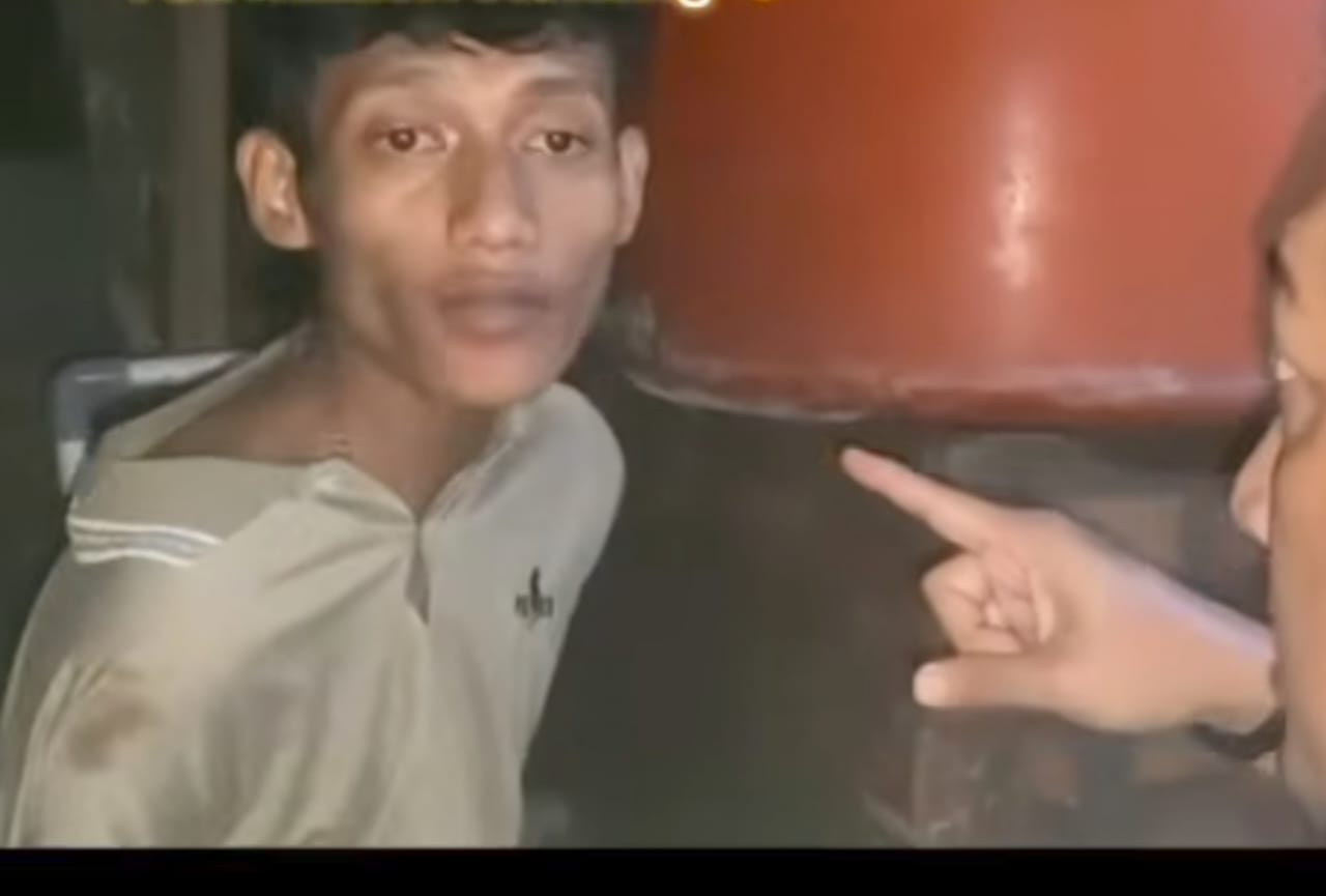 Pelaku diamankan Polisi. (Photo: Istimewa)