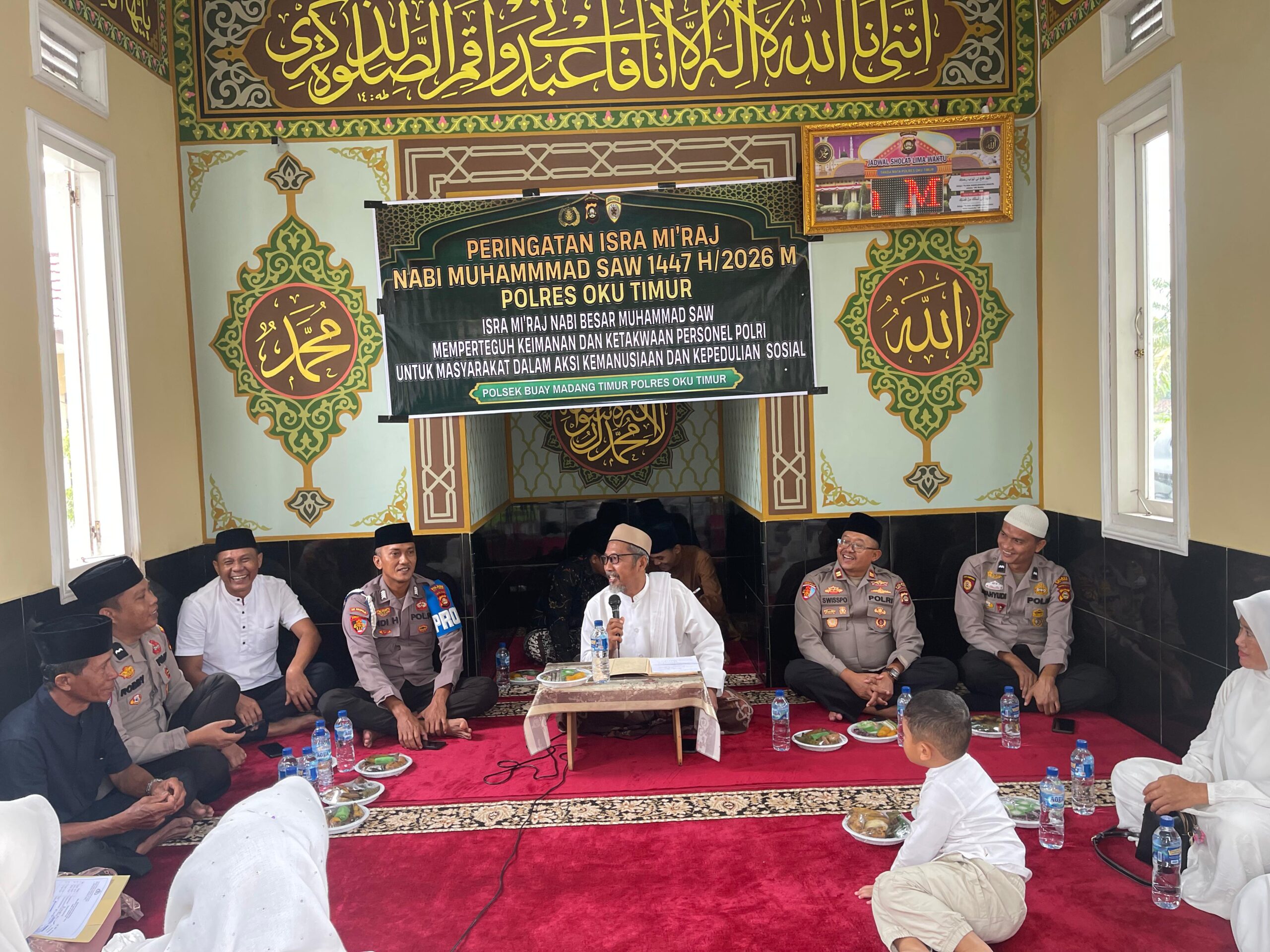 Polsek BMT Gelar Peringatan Isra Mi’raj 1447 H, Momen Memperteguh Keimanan dan Ketakwaan Personel Polri Untuk Masyarakat