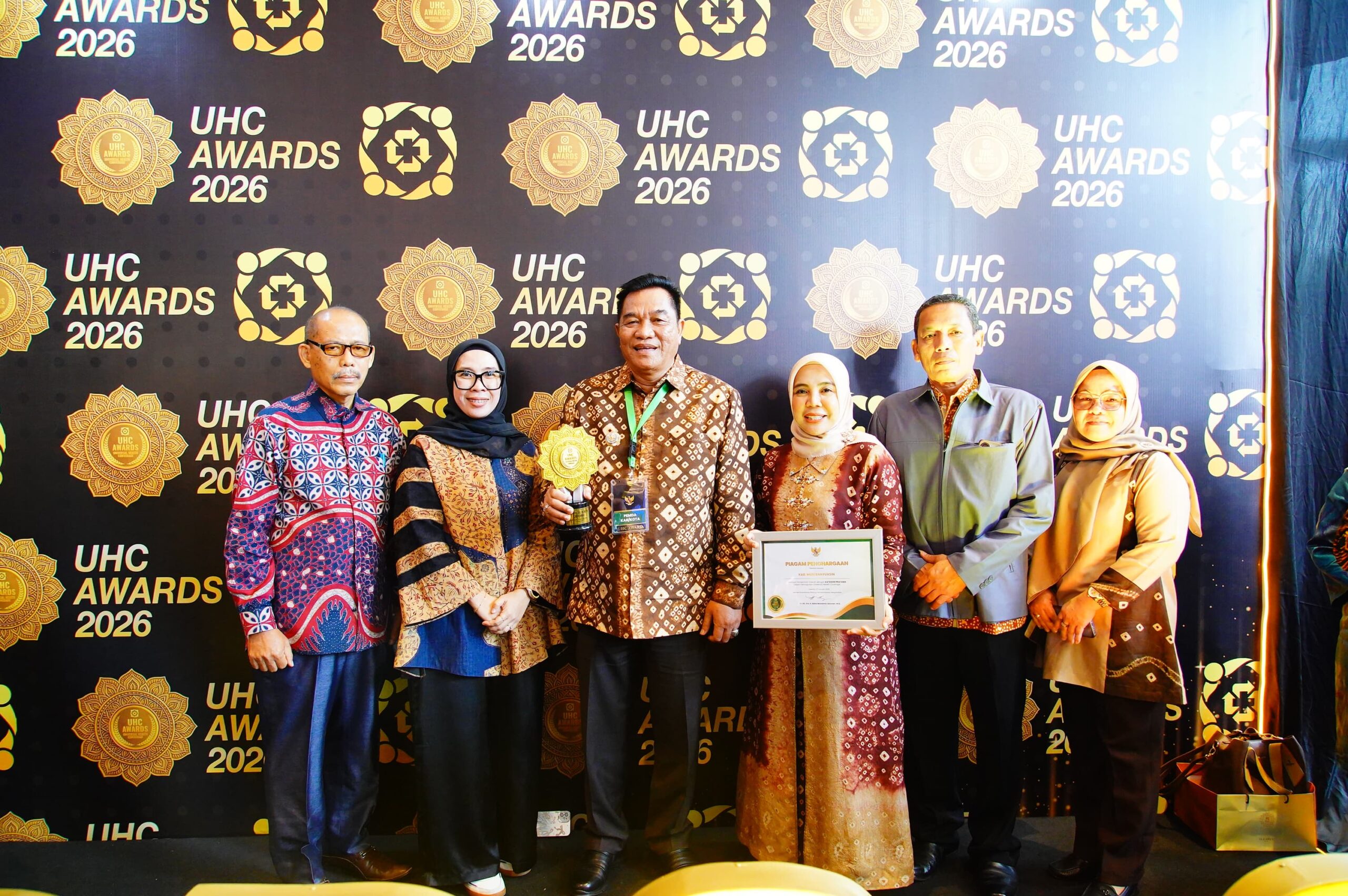Kerja Nyata untuk Rakyat, Muba Raih UHC Awards 2026 Kategori Pratama