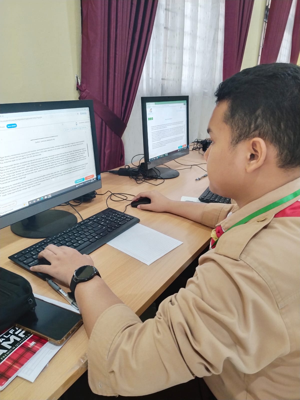 Simulasi TKA SD–SMP di Palembang Diwarnai Kendala Teknis Akses Daring